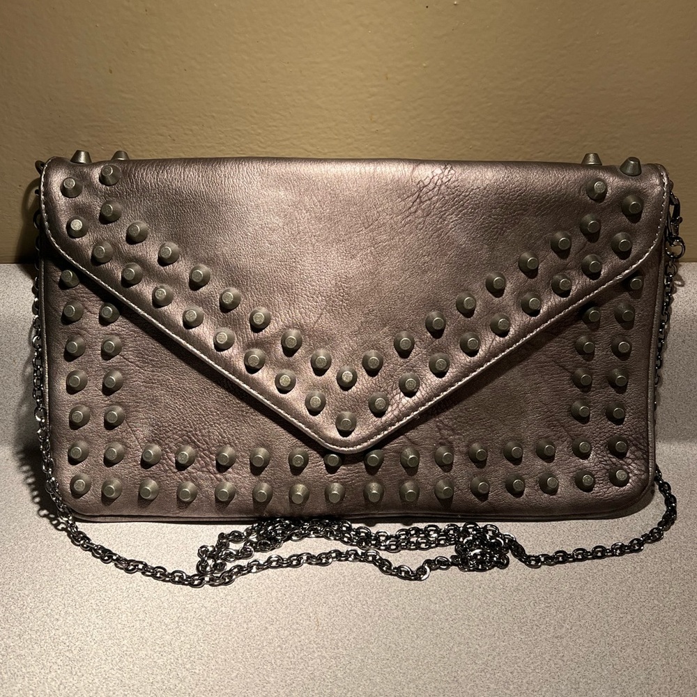 Urban Expressions Pewter Cain Clutch or Crossbody